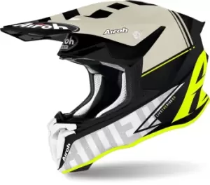 Airoh Twist 2.0 Tech Motocross Helmet, yellow, Size S, yellow, Size S