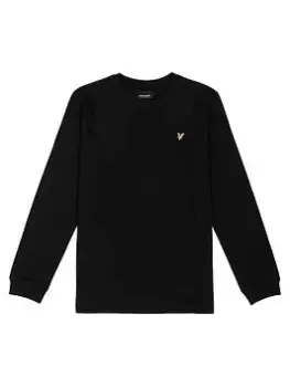 Lyle & Scott Boys Classic Long Sleeve T-Shirt - Black, Size 9-10 Years