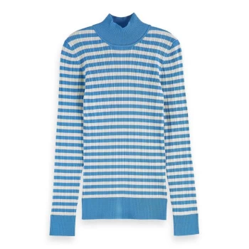 Scotch and Soda Stripe Jumper - Blue