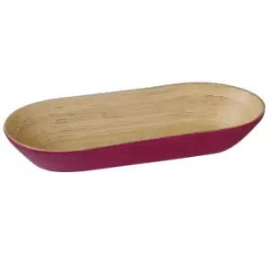 Premier Housewares Kyoto Oblong Bowl - Raspberry