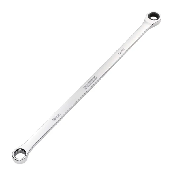 Draper HI-TORQ Metric Extra-Long Double Ring Ratchet Spanner, 13mm