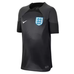 Nike England Goal Keeper Shirt 2022 2023 Junior - Black