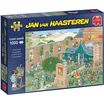 Jumbo Jan Van Haasteren The Art Market Jigsaw Puzzle - 1000 Pieces