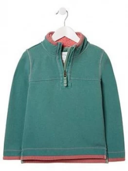 Fat Face Girls Mini Airlie Sweat Top - Green