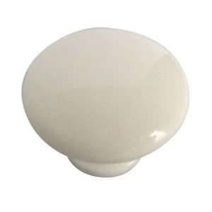 BQ White Round Internal Knob Cabinet knob D40 mm