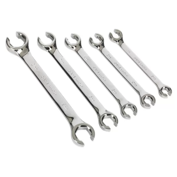 Genuine SEALEY AK2651 Flare Nut Spanner Set 5pc Metric