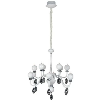 Linea Verdace Lighting - Linea Verdace Hip Hop Multi Arm Chandeliers White Acrylic