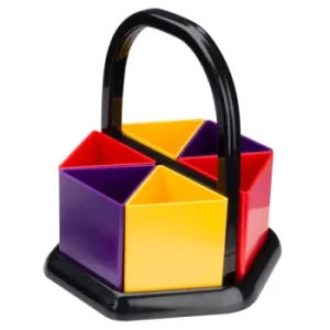 Adventa Handi-Holder Assorted Colours Desk Tidy