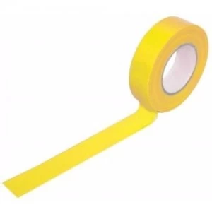 Zexum 19mm 20m Electrical Adhesive PVC Insulation Tape Flame Retardant - Yellow