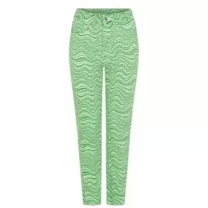 Daisy Street Wavy Mom Jeans Womens - Green