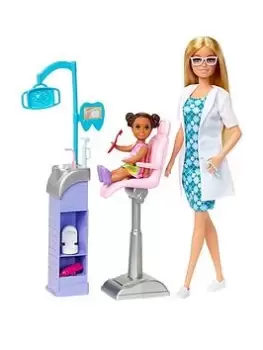 Barbie Careers Dentist Doll Playset & Accessories