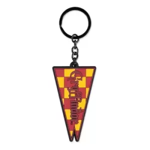 Harry Potter Wizards Unite Gryffindor House Rubber Keychain, Red/Yellow (Ke228150Hpt)