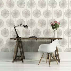 Muriva Dandelion Wallpaper, Beige