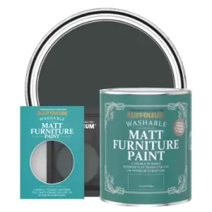 Rust-Oleum Matt Furniture & Trim Paint - BLACK SAND - 750ml