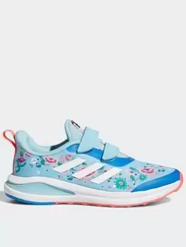 adidas X Disney Snow White Fortarun Shoes, Blue/White/Red, Size 2.5 Older, Women