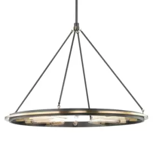 Chambers 12 Light Pendant Aged Brass