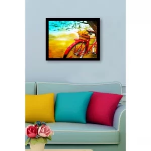 SC0798 Multicolor Decorative Framed MDF Painting