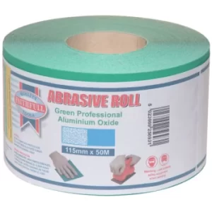 Faithfull FAIAR11540G Aluminium Oxide Sanding Paper Roll Green 115...