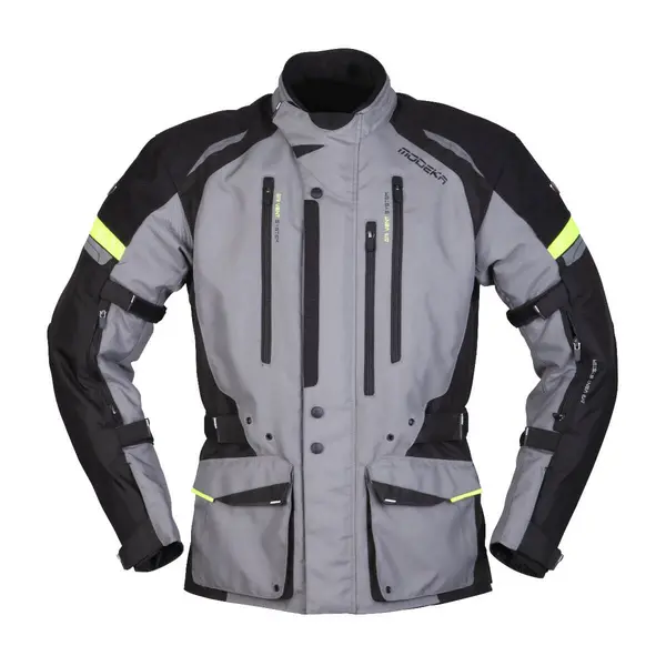 Modeka Jacket Striker II Jacket Dark Gray Black Size XS