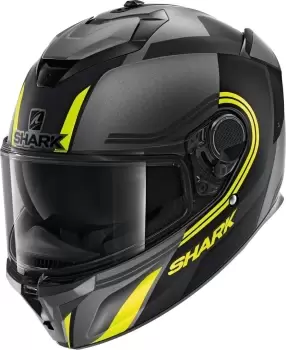 Shark Spartan GT Tracker Helmet, grey-yellow, Size 2XL, grey-yellow, Size 2XL