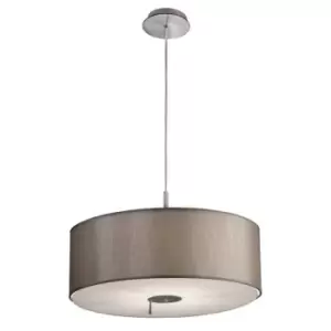 Up Down 1 Light Ceiling Pendant Satin Nickel, E27