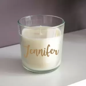 Personalised Scented Jar Candle