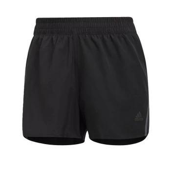 adidas Run Icons 3-Stripes Running Shorts Womens - Black