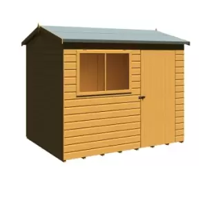 Shire Lewis 8 x 6ft Style C Reverse Apex Shed - Garden & Outdoor