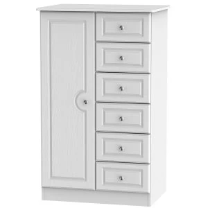 Robert Dyas Montego Ready Assembled 1-Door 6-Drawer Childrens Wardrobe