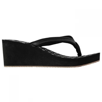 SoulCal EVA Wedge Flip Flops Ladies - Black