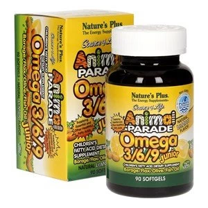 Natures Plus Animal Parade Omega 369 Junior Softgels 90 Tabs