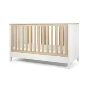 Mamas & Papas White & Natural Harwell Cot Bed