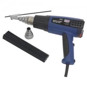 Sealey Plastic Welding Kit with Hot Air Gun