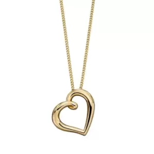 Yellow Gold Organic Heart Pendant GP2173