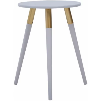 Premier Housewares - Nostra Light Grey Side Table