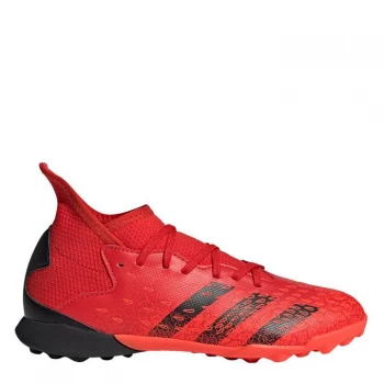 adidas Predator Freak .3 Junior Astro Turf Trainers - Red/SolarRed