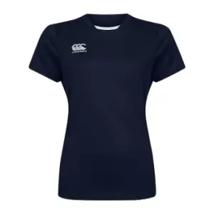 Canterbury Womens/Ladies Club Dry T-Shirt (10 UK) (Navy)