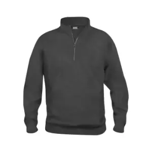 Clique Unisex Adult Basic Half Zip Sweatshirt (XXL) (Anthracite Melange)