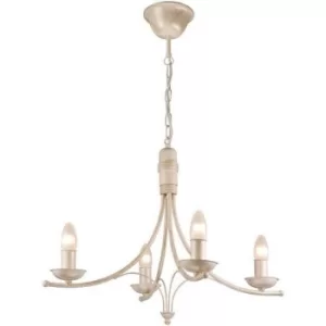 Luca Traditional Chandeliers White, 4x E14