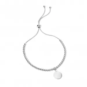 Sterling Silver Ball Disc Bracelet B5240