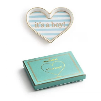 Charm School Heart Shaped Tray - It's A Boy