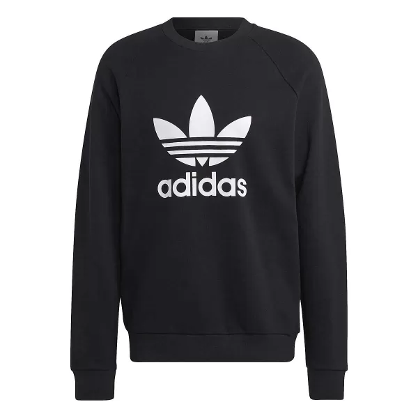 Adidas Trefoil Essentials Crewneck, Black/white