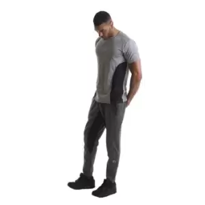 Ript Contrast Panel Joggers Mens - Grey