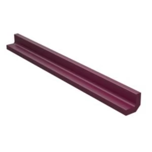 Cooke Lewis High Gloss Aubergine Base corner post H715mm W57mm D57mm