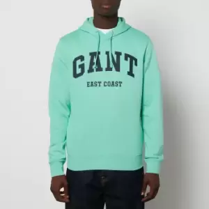 GANT Mens Chest Logo Pullover Hoodie - Spearmint - M