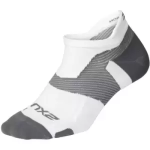 2XU Vectr Light Cushion No Show Sock - White