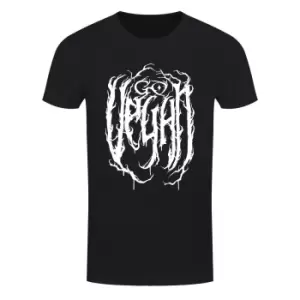 Grindstore Mens Go Vegan Text T-Shirt (XXL) (Black)
