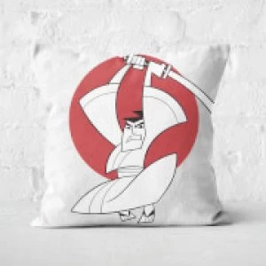 Samurai Jack Sunrise Square Cushion - 40x40cm - Soft Touch