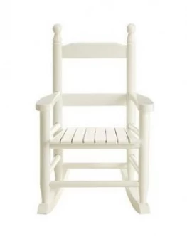 Premier Housewares Kids Rocking Chair - White