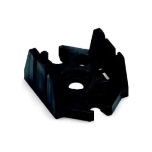 WAGO 770-623 Mounting Plate for Distribution Connector Black